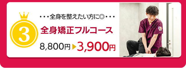 全身の鍼灸施術▶︎初回2,900円